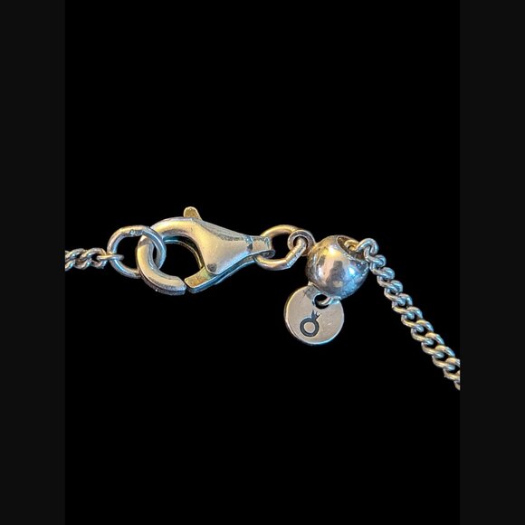 Pandora 925 Sterling Ale Adjustable Two Tone Y Retired Script Alphabet Charm - Picture 9 of 15